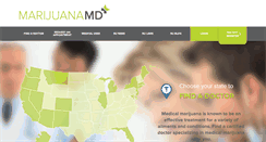 Desktop Screenshot of marijuanamd.com